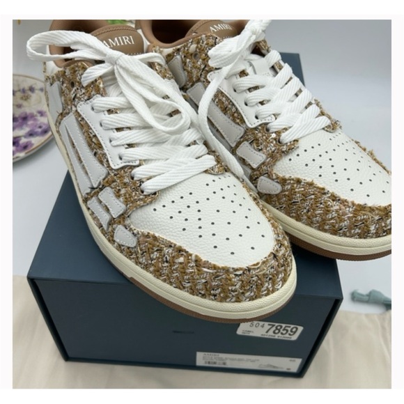 Amiri BOUCLE SKEL low top sneakers size 46 - Picture 7 of 7